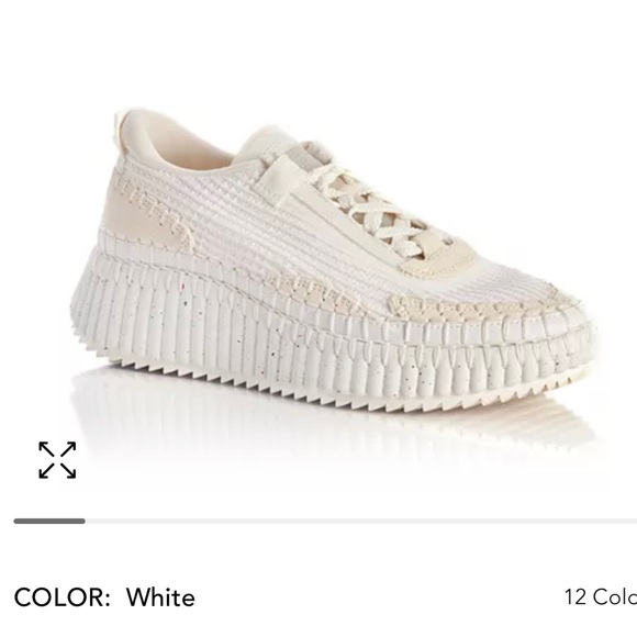 Chloe white and beige nama sneaker - Picture 7 of 7